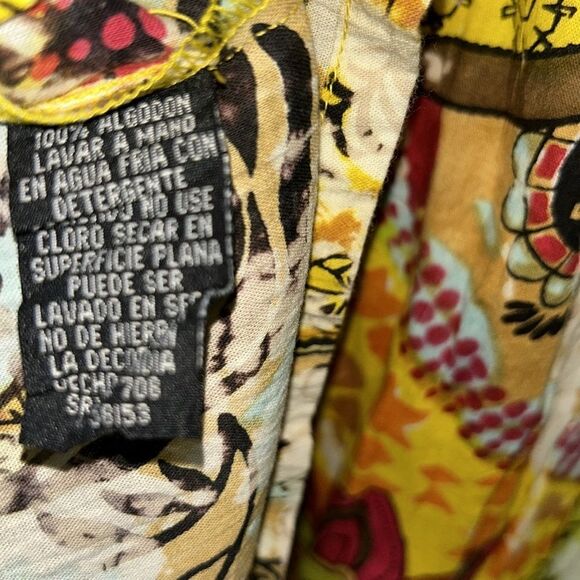 Chaudry Floral Print Sleeveless Top(Size Medium) - Picture 6 of 7